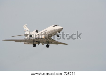 Jet falcon departing