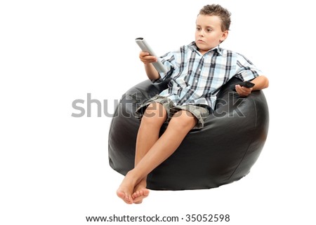 Kid With Tv