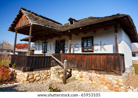Traditional Romanian house - part of a series with old countryside architecture in Romania