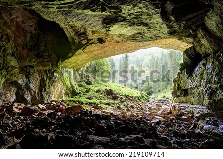 The grand opening of Coiba Mare cave in Apuseni national park, Romania