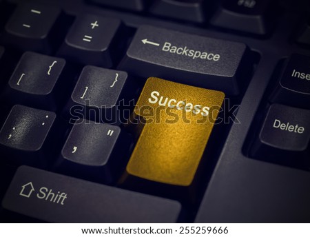 macro golden success computer key