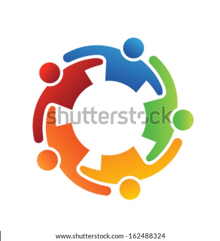 Vector Teamwork Embrace 5 Vector Teamwork Embrace 5