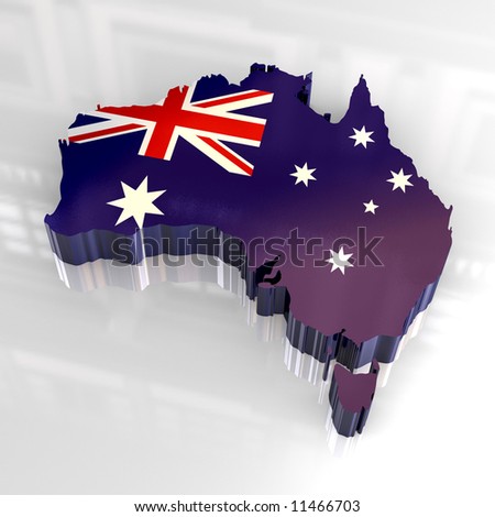 blank map of australia and surrounding islands. lank map of australia and