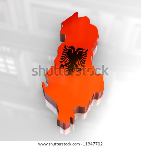 physical map of albania. 2011 hair and map of albania