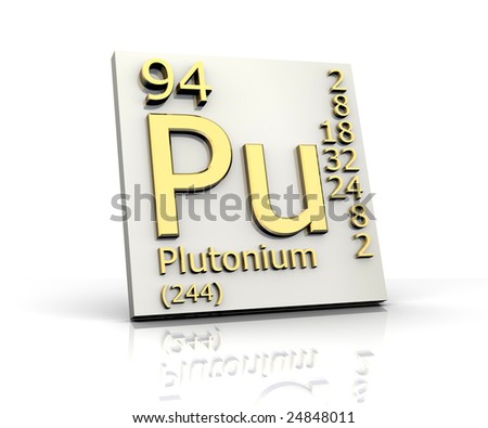 Images Of Plutonium. stock photo : Plutonium form