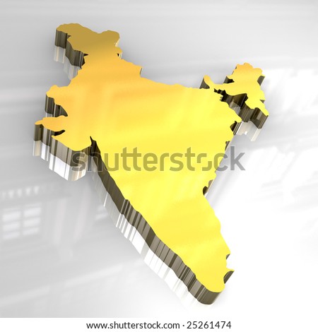 India 3D Map