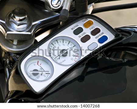 close up photo of the bike speed counter