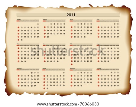 2011 calendar template. 2011 calendar template excel.