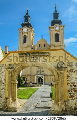 An Opened Gate to the Church Yard, Szekesfehervar, Hungary