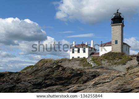 Rhode Island\'s Beavertail Lighthouse is located in Beavertail State Park, and you can visit the Beavertail Lighthouse Museum next door.
