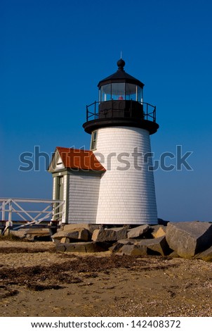 Brant Point light has been rebuilt nine times to become the most rebuilt lighthouse.