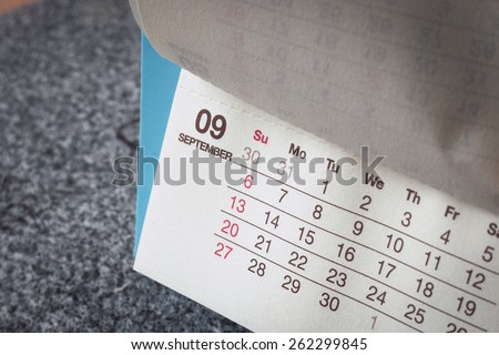 Calendar , Months and dates