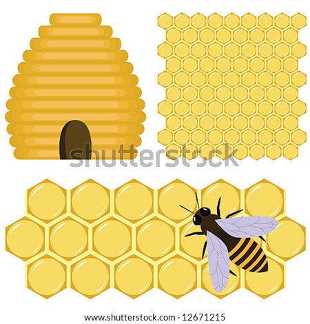 Art Beehive Clip Honey Bee