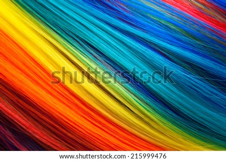 colorful abstract background, made from color wig