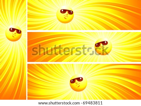 clip art sun with sunglasses. cartoon sun in sunglasses