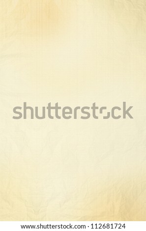 Blank old yellow / gold paper sheet background or textured