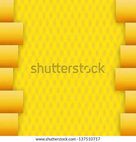Yellow background abstract design texture. High resolution wallpaper.
