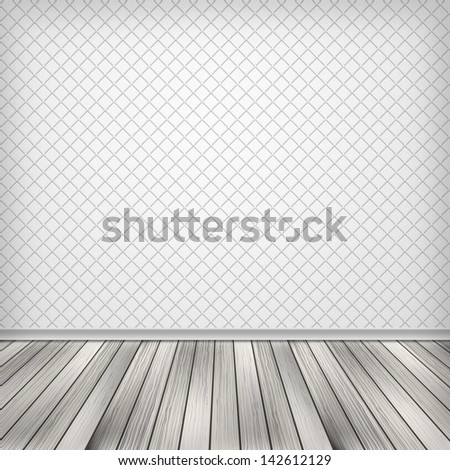Grey, white empty room, interior with wallpaper. High resolution texture background.