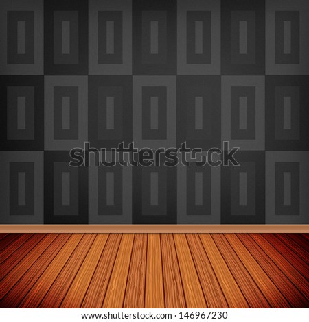 Empty room, interior with wallpaper. High resolution texture background.