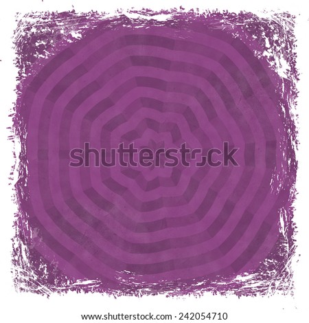 Pink, violet, purple grunge background. Old abstract vintage texture with frame and border.