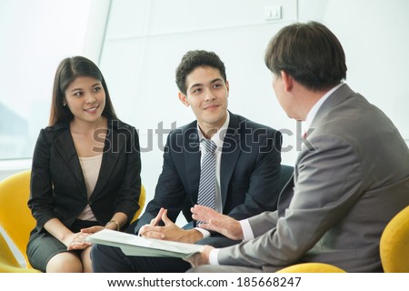 Business people in meeting room Business people in meeting room