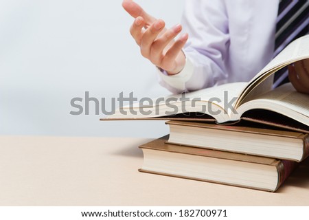 Suits men to study by the book