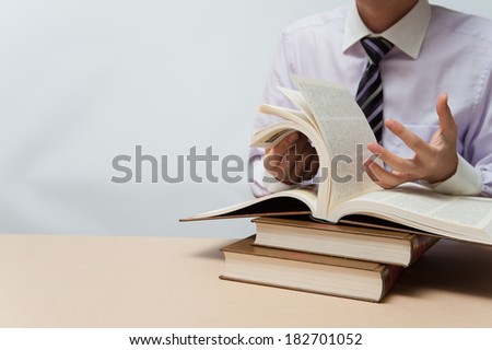 Suits men to study by the book