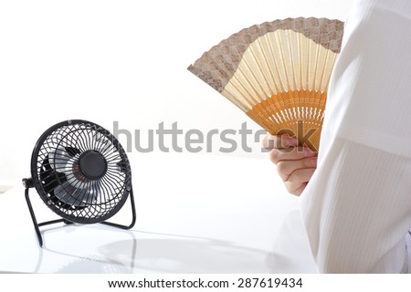 PC and fans, at the office