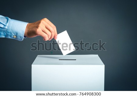 Voting box and election image