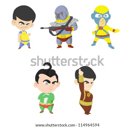 cute superheroes