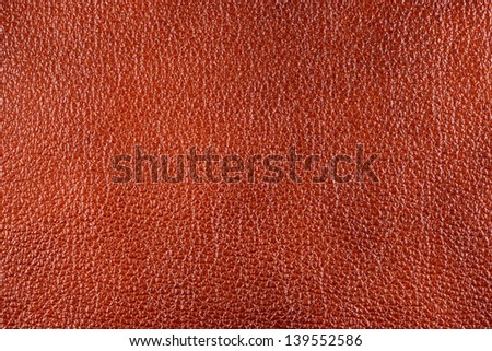 Indian red leather texture background (genuine leather)