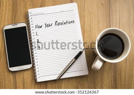 Book, New Year Resolutions