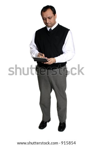 accountant with calculator
