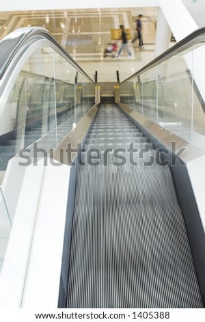 escalator in mall