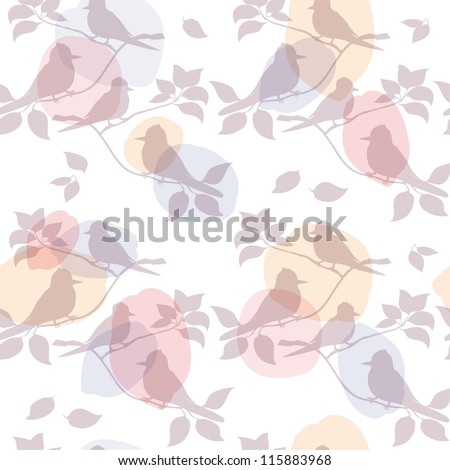 seamless pattern with birds seamless pattern with birds