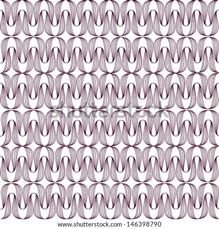 Vector geometric pattern with wave lines. Can be used for wallpaper, web page background, wrapping, textile and scrapbook.