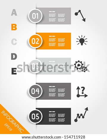 orange infographic stickers with buttons and icons infographic concept orange infographic stickers with buttons and icons infographic concept