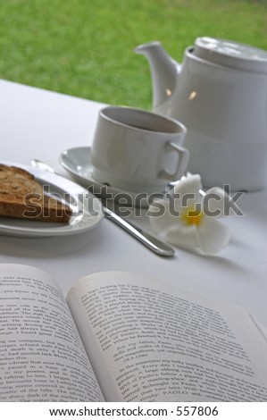 Relaxing With A Good Book During Weekend & Vacation Breakfasts
