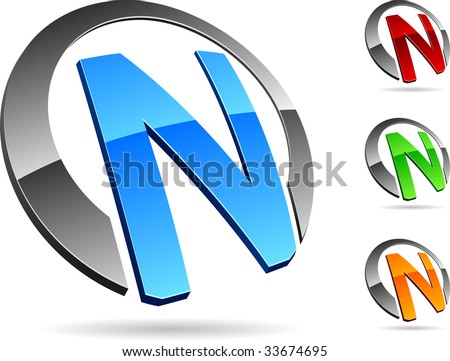 letter n icon