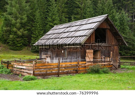 A Wooden Hut