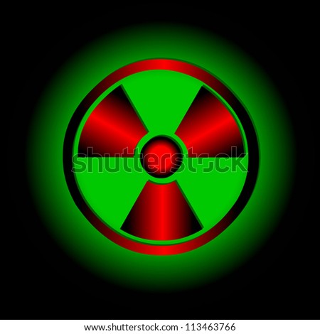 Red Radiation Symbol