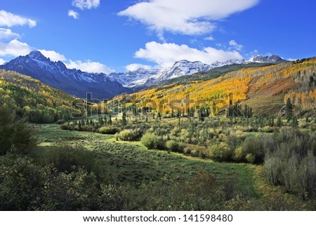 Mount Sneffels Range, Colorado, USA