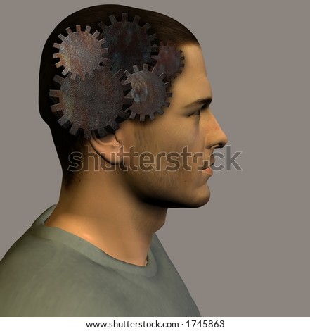 Gears and profile of models head