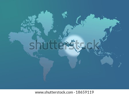 World Map Middle East. east asia map physical