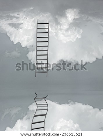 Ladder and flood