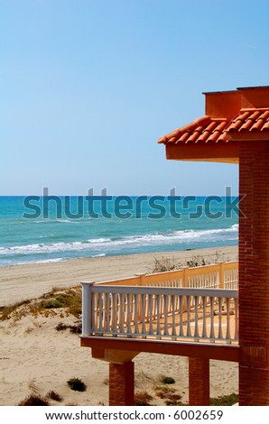 Mediterranean Sea hotel balcony view