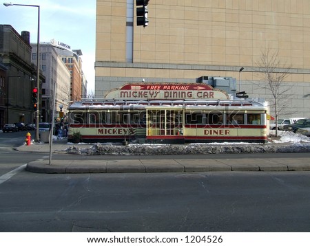 The World Famous Mickey\'s Diner in St. Paul Minnesota