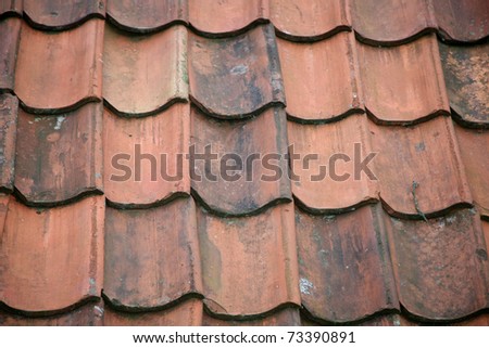 Roof tiles, background