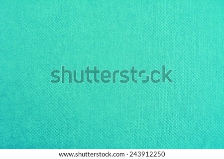 Turquoise fabric texture as background