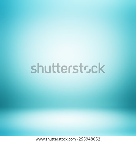 Abstract gradient blue room - can be used as background for montage & display your products